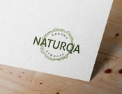 Projekt graficzny, nazwa firmy, tworzenie logo firm NATURQA - logo marki, zdrowa żwyność - Neska