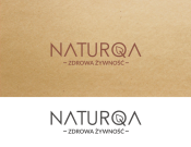Projekt graficzny, nazwa firmy, tworzenie logo firm NATURQA - logo marki, zdrowa żwyność - malsta