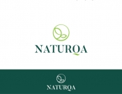 Projekt graficzny, nazwa firmy, tworzenie logo firm NATURQA - logo marki, zdrowa żwyność - stone
