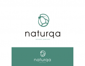 Projekt graficzny, nazwa firmy, tworzenie logo firm NATURQA - logo marki, zdrowa żwyność - kruszynka