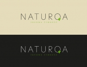 Projekt graficzny, nazwa firmy, tworzenie logo firm NATURQA - logo marki, zdrowa żwyność - mohitoone