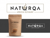 Projekt graficzny, nazwa firmy, tworzenie logo firm NATURQA - logo marki, zdrowa żwyność - timur
