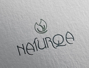 Projekt graficzny, nazwa firmy, tworzenie logo firm NATURQA - logo marki, zdrowa żwyność - Voron 2021