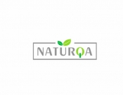 Projekt graficzny, nazwa firmy, tworzenie logo firm NATURQA - logo marki, zdrowa żwyność - TurkusArt