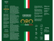 Projekt graficzny, nazwa firmy, tworzenie logo firm Opakowanie włoskiej kawy - katdesign