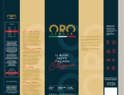 Projekt graficzny, nazwa firmy, tworzenie logo firm Opakowanie włoskiej kawy - magzia