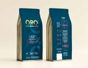 Projekt graficzny, nazwa firmy, tworzenie logo firm Opakowanie włoskiej kawy - magzia