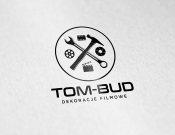 Projekt graficzny, nazwa firmy, tworzenie logo firm TOM-BUD Zbigniew Tomaszewski  - Blanker