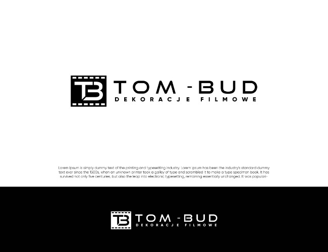 Projektowanie logo dla firm,  TOM-BUD Zbigniew Tomaszewski , logo firm - Zybi