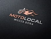 Projekt graficzny, nazwa firmy, tworzenie logo firm Moto Local Wilcza Góra - stone