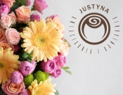 Projekt graficzny, nazwa firmy, tworzenie logo firm  logo kwiaciarnia i kawiarenka - kotarska