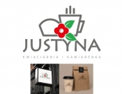 Projekt graficzny, nazwa firmy, tworzenie logo firm  logo kwiaciarnia i kawiarenka - Anula