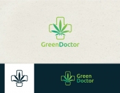 Projekt graficzny, nazwa firmy, tworzenie logo firm gabinet lekarski Green Doctor - JudynGraff