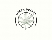 Projekt graficzny, nazwa firmy, tworzenie logo firm gabinet lekarski Green Doctor - mustaenkelli