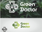 Projekt graficzny, nazwa firmy, tworzenie logo firm gabinet lekarski Green Doctor - Voron 2021