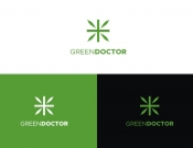 Projekt graficzny, nazwa firmy, tworzenie logo firm gabinet lekarski Green Doctor - JEDNOSTKA  KREATYWNA