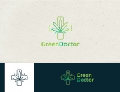 Projekt graficzny, nazwa firmy, tworzenie logo firm gabinet lekarski Green Doctor - JudynGraff