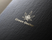 Projekt graficzny, nazwa firmy, tworzenie logo firm gabinet lekarski Green Doctor - Blanker