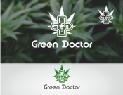 Projekt graficzny, nazwa firmy, tworzenie logo firm gabinet lekarski Green Doctor - Voron 2021