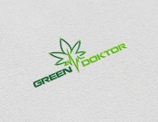 Projekt graficzny, nazwa firmy, tworzenie logo firm gabinet lekarski Green Doctor - noon