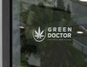 Projekt graficzny, nazwa firmy, tworzenie logo firm gabinet lekarski Green Doctor - ManyWaysKr