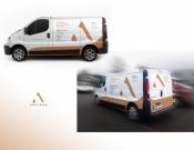 Projekt graficzny, nazwa firmy, tworzenie logo firm Projekt oklejenia samochodu BUS - anna_projektuje