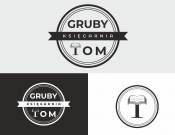Projekt graficzny, nazwa firmy, tworzenie logo firm Logotyp dla księgarni GrubyTom - Voron 2021
