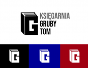 Projekt graficzny, nazwa firmy, tworzenie logo firm Logotyp dla księgarni GrubyTom - aglologo