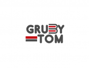 Projekt graficzny, nazwa firmy, tworzenie logo firm Logotyp dla księgarni GrubyTom - czarna303