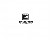 Projekt graficzny, nazwa firmy, tworzenie logo firm Logotyp dla księgarni GrubyTom - malarz