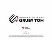 Projekt graficzny, nazwa firmy, tworzenie logo firm Logotyp dla księgarni GrubyTom - Michalik Design