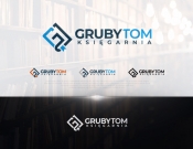 Projekt graficzny, nazwa firmy, tworzenie logo firm Logotyp dla księgarni GrubyTom - myKoncepT