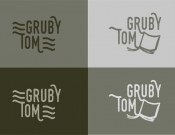 Projekt graficzny, nazwa firmy, tworzenie logo firm Logotyp dla księgarni GrubyTom - kampel88