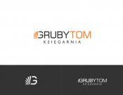 Projekt graficzny, nazwa firmy, tworzenie logo firm Logotyp dla księgarni GrubyTom - TragicMagic