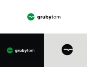 Projekt graficzny, nazwa firmy, tworzenie logo firm Logotyp dla księgarni GrubyTom - JEDNOSTKA  KREATYWNA