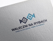 Projekt graficzny, nazwa firmy, tworzenie logo firm WALECZ NA RYBACH - stone
