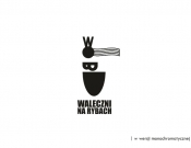 Projekt graficzny, nazwa firmy, tworzenie logo firm WALECZ NA RYBACH - PąCZEK Portfolio