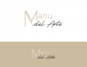 Projekt graficzny, nazwa firmy, tworzenie logo firm Logotyp dla projektu „Manu del Arte" - aniasłapi
