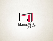 Projekt graficzny, nazwa firmy, tworzenie logo firm Logotyp dla projektu „Manu del Arte" - elene