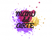 Projekt graficzny, nazwa firmy, tworzenie logo firm Logotyp dla projektu „Manu del Arte" - SYLWIAA6