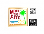 Projekt graficzny, nazwa firmy, tworzenie logo firm Logotyp dla projektu „Manu del Arte" - radeklw