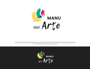 Projekt graficzny, nazwa firmy, tworzenie logo firm Logotyp dla projektu „Manu del Arte" - empe