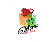 Projekt graficzny, nazwa firmy, tworzenie logo firm Logotyp dla projektu „Manu del Arte" - jaczyk