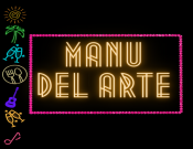 Projekt graficzny, nazwa firmy, tworzenie logo firm Logotyp dla projektu „Manu del Arte" - klaia