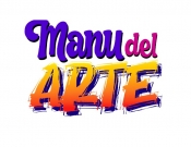 Projekt graficzny, nazwa firmy, tworzenie logo firm Logotyp dla projektu „Manu del Arte" - Stoffe