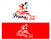 Projekt graficzny, nazwa firmy, tworzenie logo firm Logotyp dla projektu „Manu del Arte" - jaczyk
