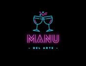 Projekt graficzny, nazwa firmy, tworzenie logo firm Logotyp dla projektu „Manu del Arte" - kaeeleoon