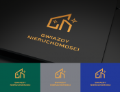 Projekt graficzny, nazwa firmy, tworzenie logo firm logo dla biura nieruchomości - nebulaVision