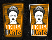 Projekt graficzny, nazwa firmy, tworzenie logo firm Logo dla kawiarni Frida Art Café - Piotr_dtp