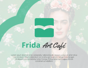 Projekt graficzny, nazwa firmy, tworzenie logo firm Logo dla kawiarni Frida Art Café - Makiusz